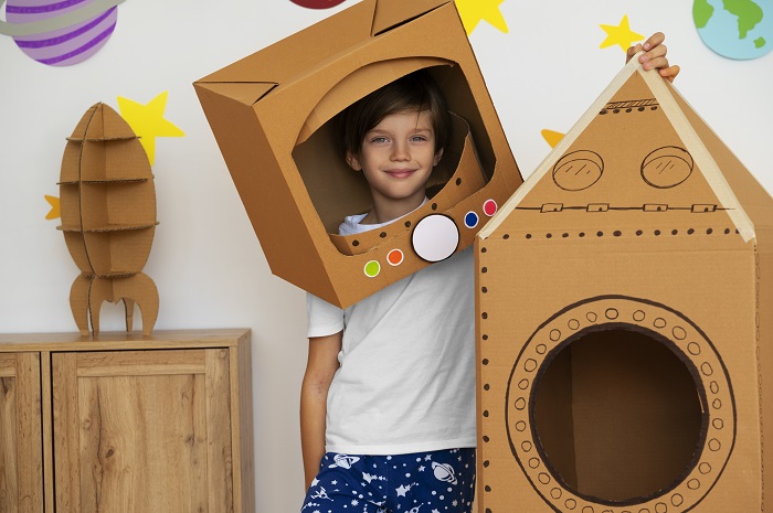 5. cardboard kid toys